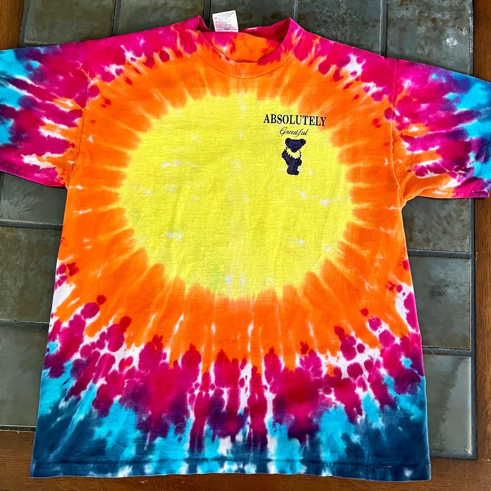 1993 “Absolutely Greatful” Grateful Dead Absolute Vodka T-Shirt XL Original